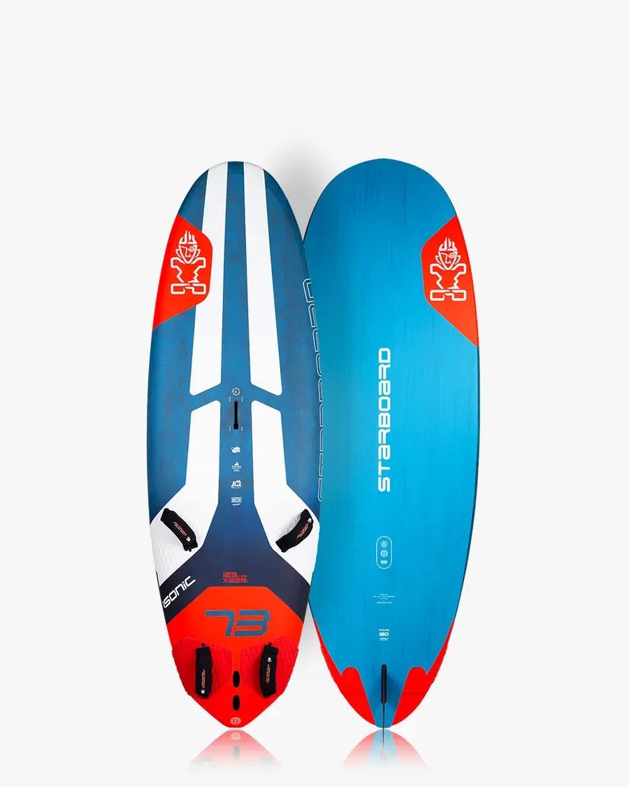 Starboard iSonic 2026 Carbon Reflex Sandwich: cubierta y carena de la variante de 73 cm